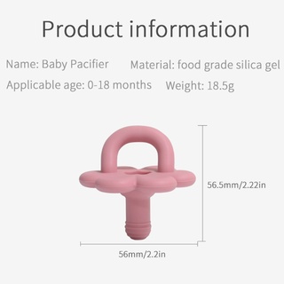 char chupete de silicona para bebés/suministros para masticar/suministros para masticar/apaciguar confort para recién nacido (6)