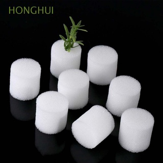 HONGHUI White Gardening Tools Homemade Soilless cultivation Planted Sponge Harmless Natural 50 pcs Soilless Planting Hydroponic Vegetable/Multicolor