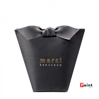 [POiNT] Caja De Regalo Dorado 5 * 6 * 10 Cm Neutral De Alta Gama Embalaje Negro Papel Perfume Joyería