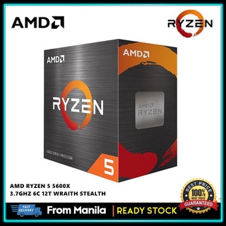 AMD Ryzen 5 5600X 7 5800X 9 5950X 9 5900X zócalo AM4 3.7GHz procesador R5 5600X seis núcleos doce hilos CPU AM4 nuevo con ventilador