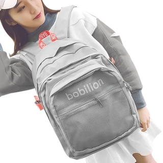 [amo] mochila impermeable multicapas de gran espacio para estudiantes, escuela, portátil, bolsas (2)