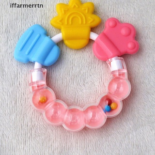 [iffarmerrtn] bebé sonajero mordedor infantil molar cuidado de dientes sonajeros chupete juguetes color aleatorio [iffarmerrtn]
