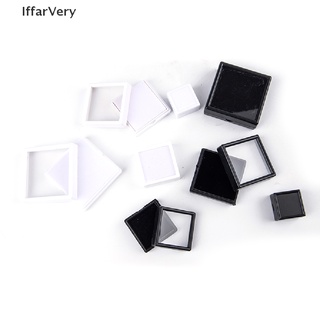 [IffarVery] Diamond Jewelry Box Zircon Organizer Sponge Ring Gem Storage Stone Gift Case . (1)