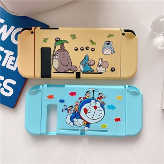Nintendo Switch OLED Funda Protectora Lindo De Dibujos Animados Totoro/Doraemon Silicona TPU Consola De Juegos Protector De Manija Cubierta Suave