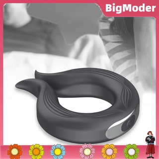 bigmoder USB Charging Vibrating Cock Ring G Spot Stimulator Dildo Vibrator Adult Sex Toy