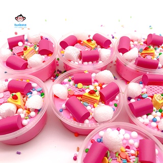 <TUR> DIY Cake Beads Soft Non Sticky Putty Mud Plasticine Slime Anti-stress Kids Toy (4)