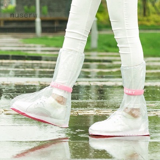 Portátil impermeable Overshoes zapatos cubre zapatos Protector de lluvia cubierta de calzado (adecuado para 36-38 pies)