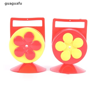 guaguafu - alimentador de pájaros con forma de flores, semilla de plástico y agua mx