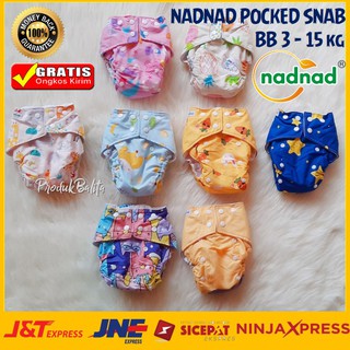 Clodi pañales de bolsillo Snab/botones para niños recién nacidos niñas BB 5-15 Kg