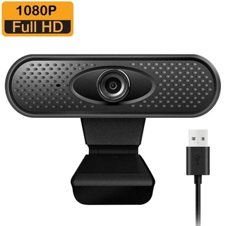 Webcam Usb Cámara Computadora Con Micrófono Hd 1080p Fronta