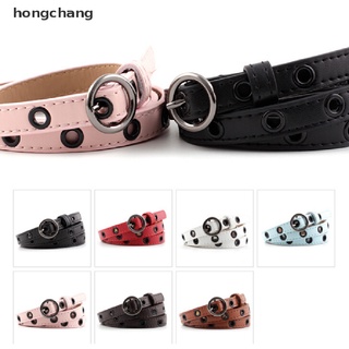 hongchang cinturón de cintura para mujer estilo punk con cadena de ojales hebilla de metal regalos mx