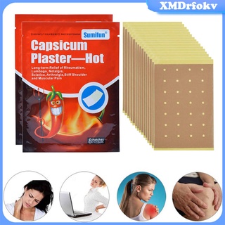[rfokv] parches de pasta de yeso capsicum 10x7cm para cepas musculares artritis moretones