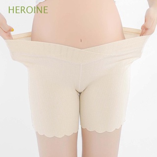 Heroína Casual pantalones cortos de maternidad mujeres embarazo pantalones cortos de seguridad calzoncillos verano cómodo algodón transpirable embarazada bragas/Multicolor