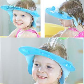 Seguro champú ducha bebé sombreros de baño de baño protector suave gorra sombrero para bebé niños Headwear cómodo tapas de seguridad dador