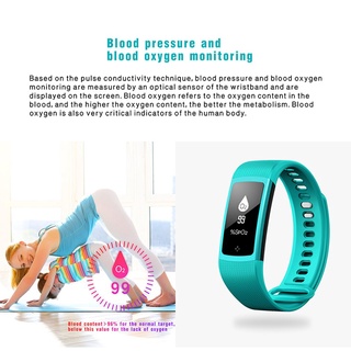 Reloj deportivo con correa inteligente con Monitor De frecuencia cardiaca/calorías/distancia (2)