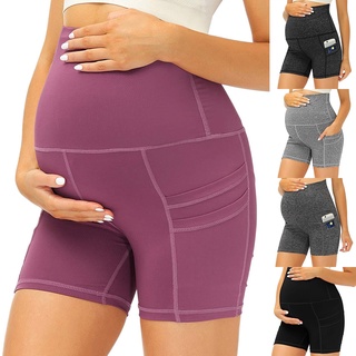 Pantalones cortos deportivos Para mujer con bolsillos Para yoga/ejercicio (Bsefts.Br)