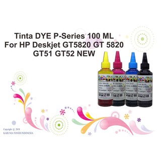 100Ml tinte serie P tinta para HP Deskjet GT5810 GT 5810 GT51 GT52 cian nuevo