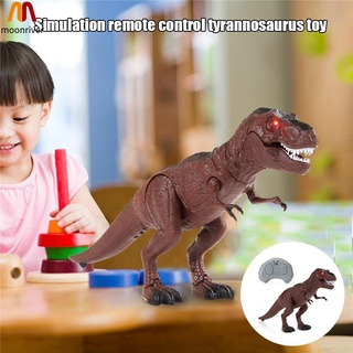 MR Control remoto Walking dinosaurio niños juguete RC luz-Up ojo con rugidos sonidos de pisadas