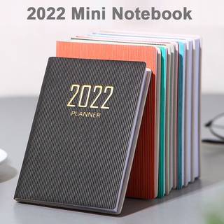 2022 A7 Mini Cuaderno 365 Días Portátil Bolsillo Bloc De Notas Diario Semanal Agenda Planificador Cuadernos Papelería Oficina Suministros Escolares
