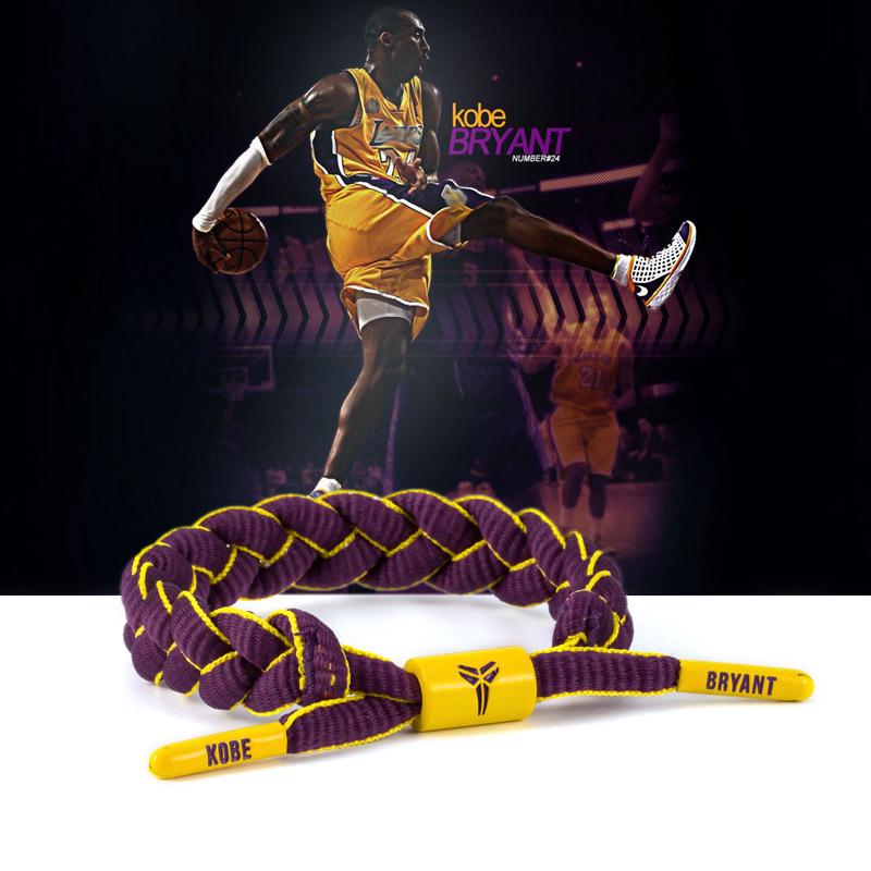 pulsera deportiva de baloncesto estrella pulsera marea marca vibrato pequeño león mano cuerda trenzada de encaje pulsera personalizada