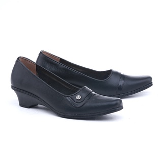 Mujer cuero Pentofel zapatos talla 36-40 negro Original Garucci