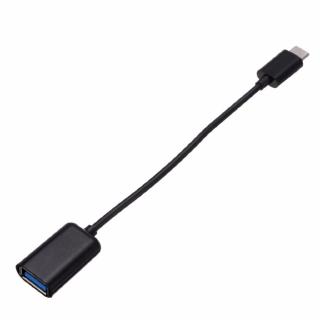Cable de datos OTG tipo C de 16.5 cm USB 3.1 tipo C OTG adaptador brillante tipo C OTG línea r (5)