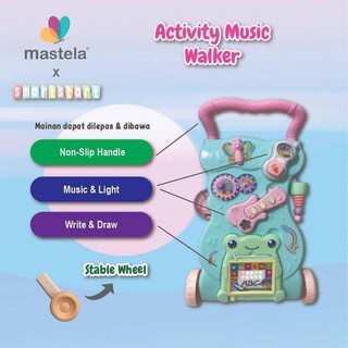Baby Walker actividad música Walker Mastela x Smartstart ayudante estimulación para bebé niños carretera