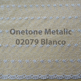 Tejido brocado/tela brocado Onetone Metallic 02079 (por 0,5 metros)