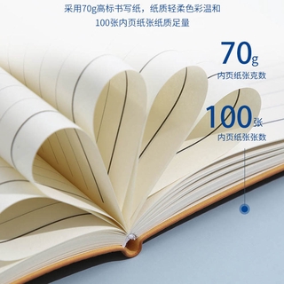 100 hojas de cuero A5 cuaderno línea de páginas internas de papel planificador de negocios bloc de notas papelería suministros de oficina (7)
