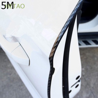 HETAO 5m Practical Car Edge Guard Protector Seal U Shape Door Strip New Carbon Fiber Black Protector Trim Molding