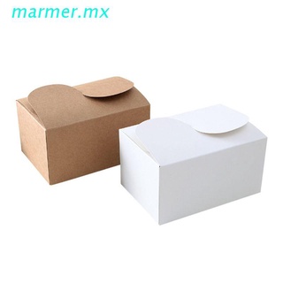 mar1 30 unids/set natural kraft caja de papel kraft caja de regalo de regalo de cumpleaños bolsa de regalo