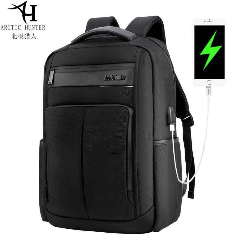 ARCTIC HUNTER impermeable hombres portátil mochila USB carga mochila escolar
