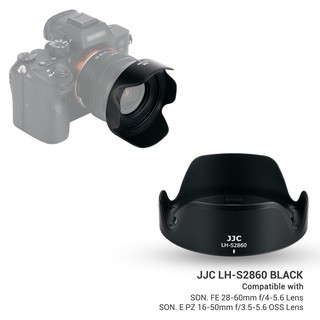 JJC capucha Reversible de la lente para Sony A6000 A6100 A6300 A6400 A6500 + Sony E PZ 16-50 mm Kit de lente y Sony A7C + Sony FE 28-60mm Kit de lente (1)