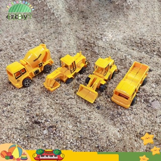 [Ey] Pull-back diseño camión de construcción de juguete modelo de camión de juguete colorido para adolescente