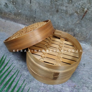 (Dsm07) dimsum 2 composición 20 cm NATURAL bambú vaporizador klakat bambú dimsum jogja dimsum surabaya