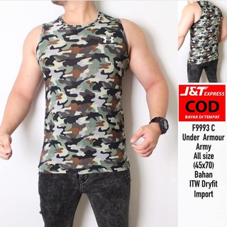 Camiseta de gimnasio del ejército | Army Singlet Police ARMY ARMY 4 Color Stock Limited