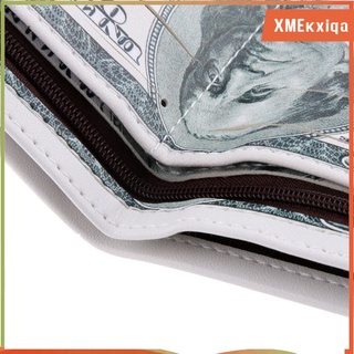 [XMEKXIQA] cartera de lona Bi-Fold Mighty banco nota de papel bolsa de dinero dólares