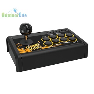outdoorlife cod√ 4 en 1 usb cableado arcade fighting stick consola rocker para ps3/ps4/switch/pc