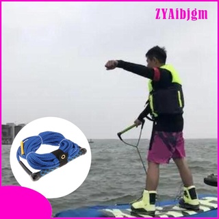 75ft Floating Surf Rope with Handle - EVA Wake Surfing Rope - High Performance Wakeboard Tow Rope and Boat Surfing Rope