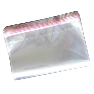 100 bolsas de plástico transparente opp autoadhesivas sellado (6)