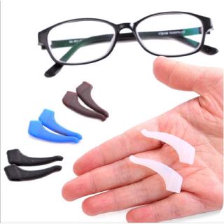 1 par de lentes antideslizantes de silicona suave/soporte cómodo para gafas de sol/accesorios para gafas de sol/ganchos de retención de correa de gafas