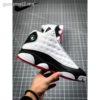 Nike ♦nike zapatos aj13 aj13 jordan 13 joe 13 air jordan 13 he got game aj 13 negro y blanco panda zapatos de baloncesto