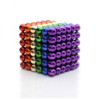 Cubo neodimio Mágico 216 esferas magnéticas 5mm 6 colores (8)