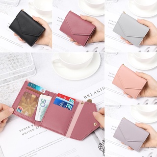JUNE mujeres moda corto bolso de regalo titular de la tarjeta Mini borla cartera nuevos estudiantes para niñas señoras coreano precioso bolso/Multicolor (5)