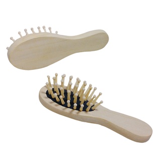 Beauty Tool Wooden Comb Massage Brush Lightweight Portable Wooden Brush Hair Care Relax Wood Comb