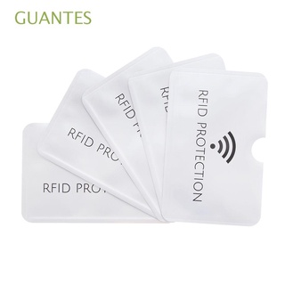guantes 10/20pcs láser anti rfid seguridad antirrobo titular de la tarjeta de identificación plata bloqueo lector cartera tarjetas de crédito cubiertas de aluminio