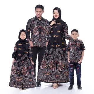 (Pareja familia) Batik pareja familia sania ruffle ori ndoro jowi dnt - JAGO decoración