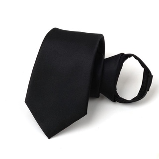 8cm Lazy Zipper Neck Ties Men's Business Dress Wedding Collar Ties Groom Necktie S2Z9 (7)