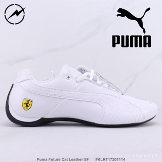 Puma Future Cat Leather SF Ferrari racing shoes embroidered leather casual shoes sneakers