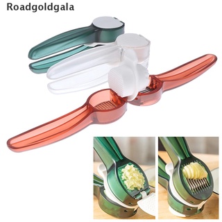 roadgoldgala 2 en 1 ajo prensa trituradora exprimidor masher picadora manual herramienta de cocina wdga